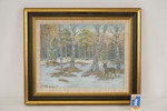 Larz Friberg 93 Rådjur 47x39cm. M57