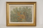 Larz Friberg 94 Ekorre 47x39cm. M58
