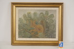 Larz Friberg 94 Ekorre 47x39cm. M58