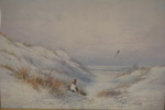 Barn på stranden Tryck 71x51cm. M61 