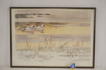 Ankor på sjön Tryck 72x52cm. M62