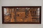 Georges Proestos väggrelief i koppar 120,5x55,5cm. M64