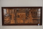 Georges Proestos väggrelief i koppar 120,5x55,5cm. M64