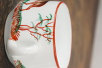 Socker & grädde med ren motiv i flussglas. G27