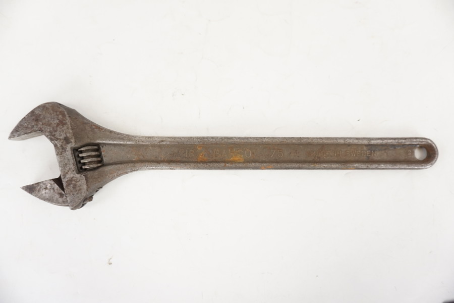 18" Bahco 75 skiftnyckel. D22