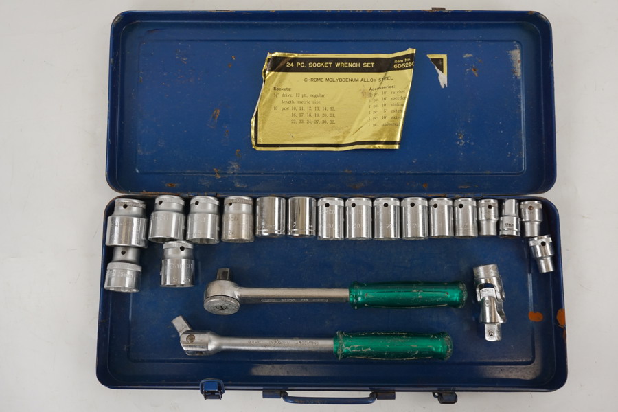 Bahco hylsnyckelsats. D25