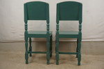 Stefan Olofsson 2-stolar grön målade. B208