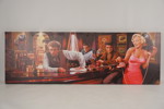 Elvis Presley Marilyn Monroe James Dean Tryck på kanvas. M65