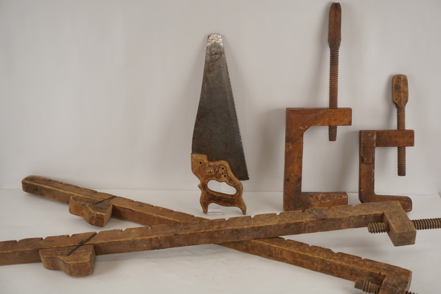 Allmoge snickarverktyg såg mm. B217