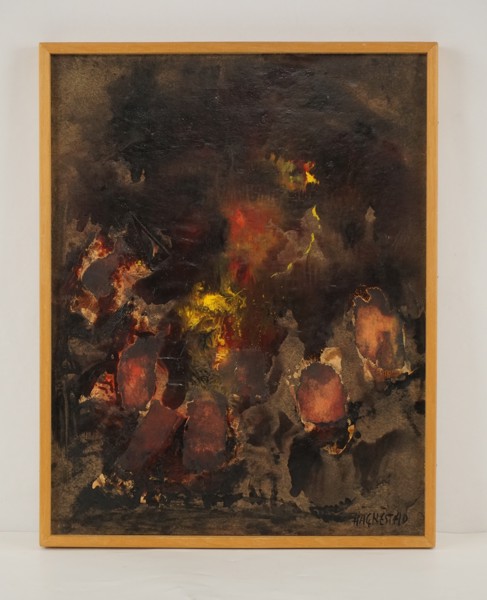 Hagnestad abstrakt 30,5x39cm. M69