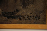 Hagnestad abstrakt 30,5x39cm. M69