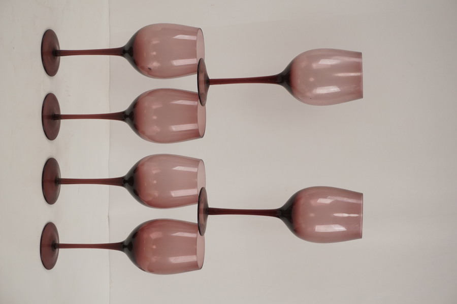 6st vinglas rosa. G37