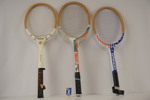 3 retro Tennisracketar Royal mm. A114