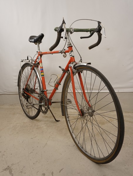 Crescent Världsmästarcykeln orange retro. B265