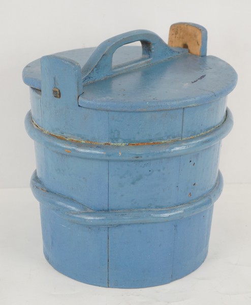 Blått Laggkärl allmoge. A117