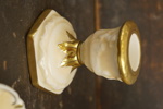 Von Schierholz Capri. Burk med lock fat ljusstake. G84/