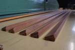 Teak dekorlist T75