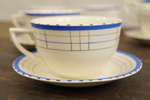 British Anchor Porslin kafé kopp och fatt mm. G151/