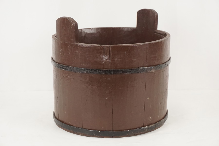 Laggkärl brunt J. P. Johansson Hink allmoge. B308