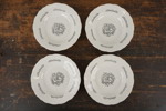 4 Rörstrand Hind djuptallrikar. G47