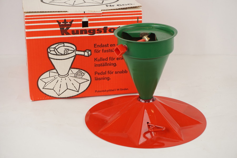 Kungsfote Vintage Julgransfot. D31