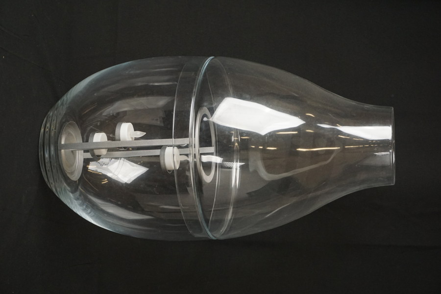 Party Lite stor ljuslykta i glas. G78 