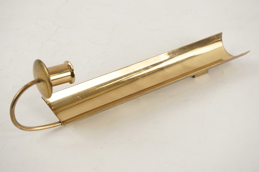 Skultuna vägljusstake i mässing Pierre Forsell. A169