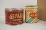 Krok i form av sax, Gavalia plåtburk mm. D63