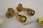 Dörrhandtag i mässing mm. D65