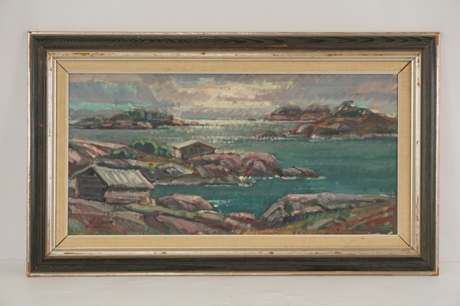 Tavla/målning 84x50. M6/