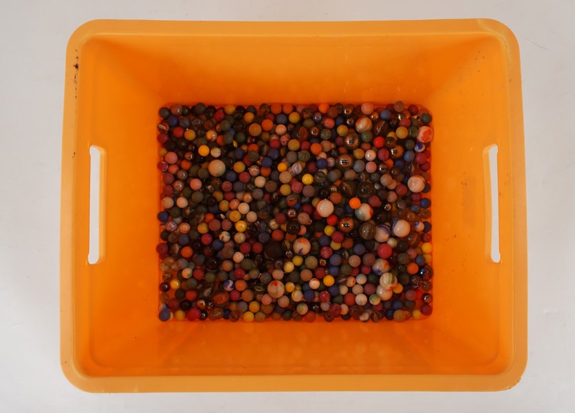 Kulor Glas & sten i plastback 7kg. D59/