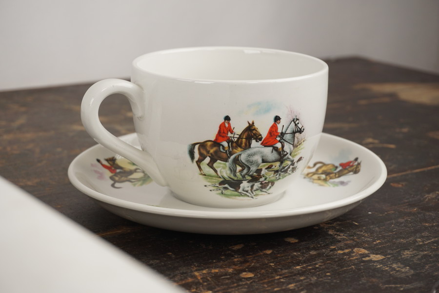 Portmeirion Kopp med fat. G10