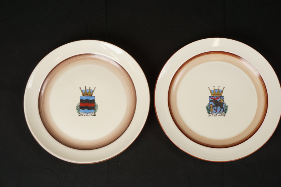 2st Rörstrand Tallrikar i porslin. G16