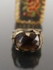 Vintage parfymflaska & ring i mässing. A42