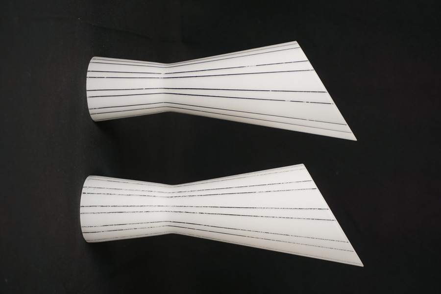 2st Lampskärmar i glas. G19