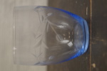 5st Glas på fot och 6st blå glas. G26
