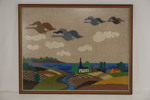Väggbonad Fåglar över landskapet 91x72cm. M63/