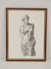 Tekning, motiv Venus de Milo. M22/