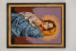 Broderad, Madonna & Jesus. M27/