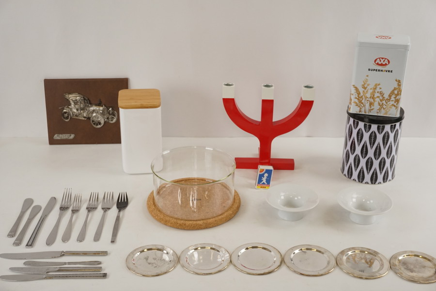 BodaNova glasskål ,plåtburk mm. BC151/