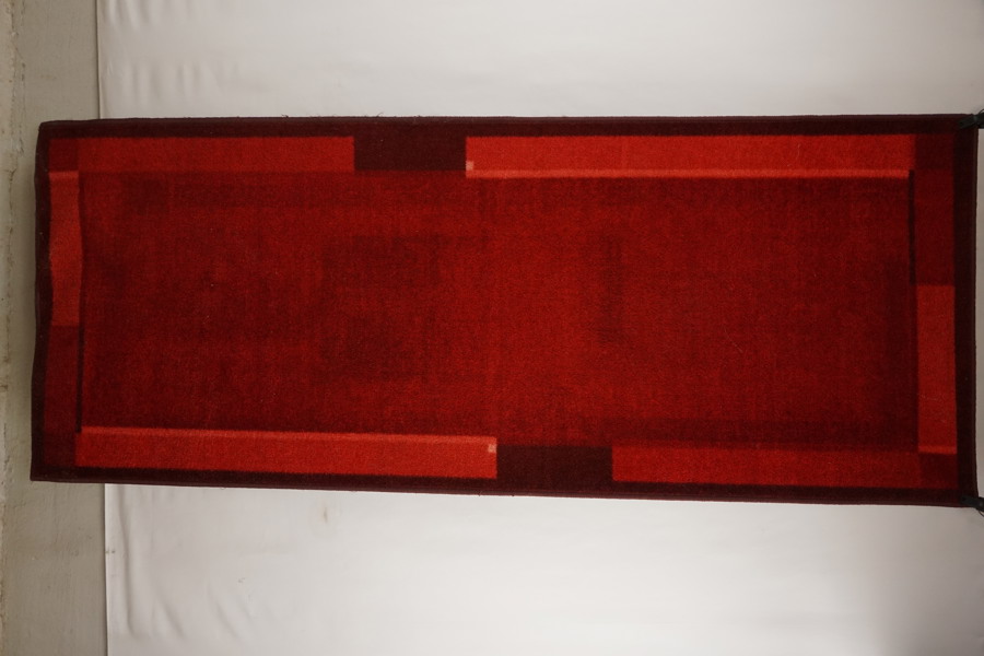 Matta röd 80x200cm. B230/