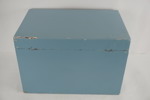 Trä kista blå. B23/