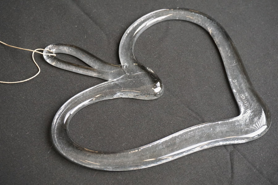 Glashänge i form av hjärta. G27