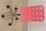 IKEA barn kontorsstol rosa. B114