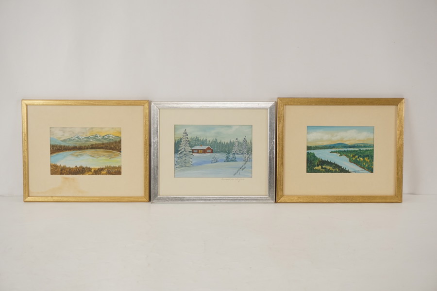 3st Olle Johansson Målningar. A121