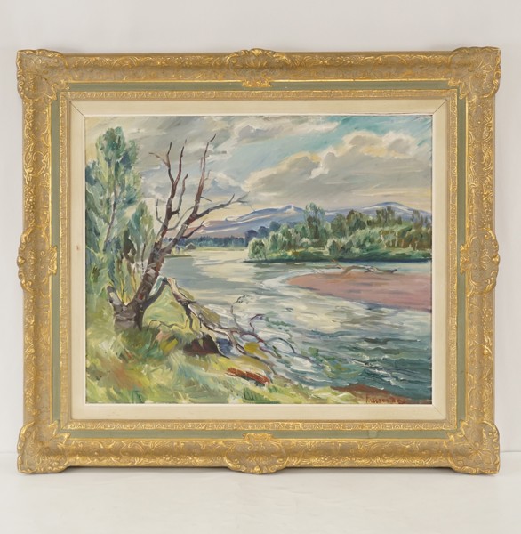 Folke Wilofsson fjällvatten 89x78. M24