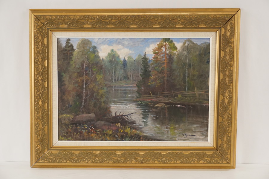 Tavla flod 87x67. M26