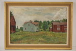 Göte Hennix - Gård 71x49. M48