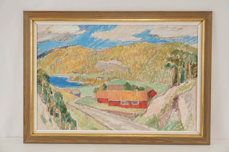 Hedman -landskap 69x50. M56