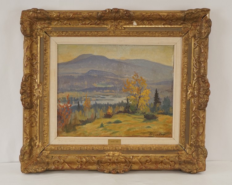 August Berg -landskap 63x55. M79 